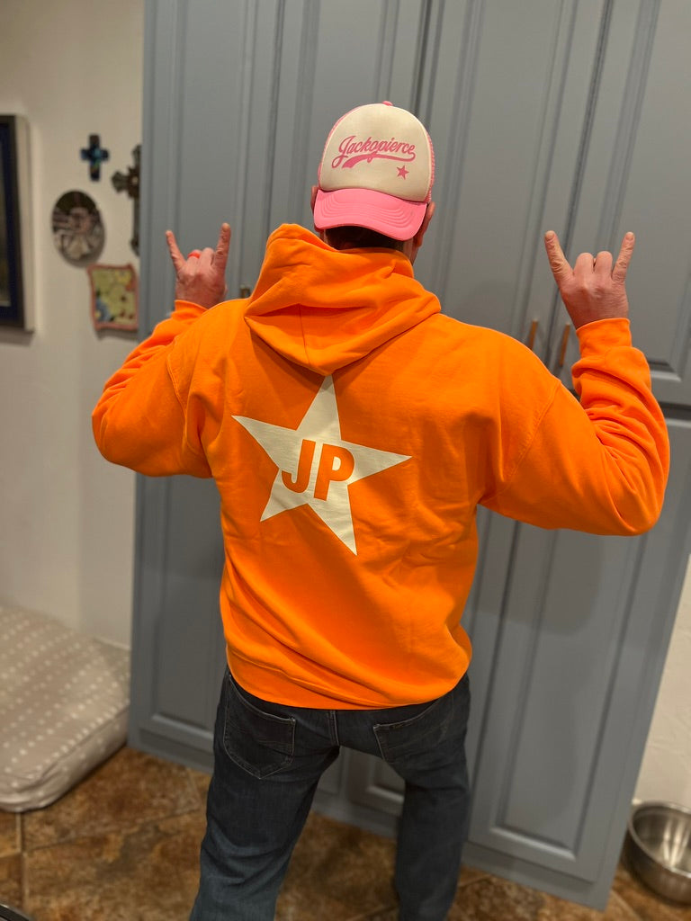 JP Original White Star Unisex Heavy Blend™ Hoodie in 7 Colors/8 Sizes