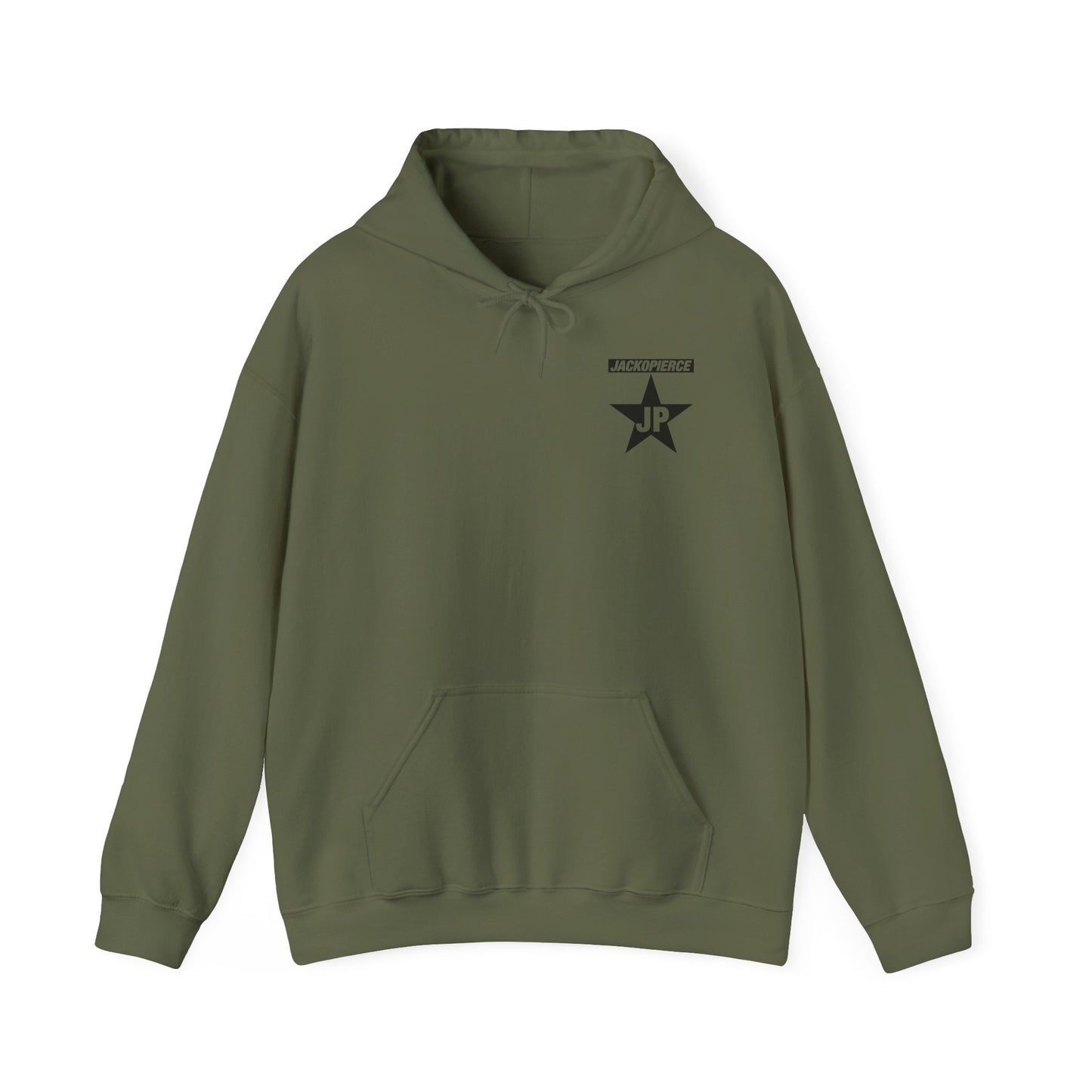 JP Original Black Star Unisex Heavy Blend™ Hoodie in 3 Colors/8 Sizes