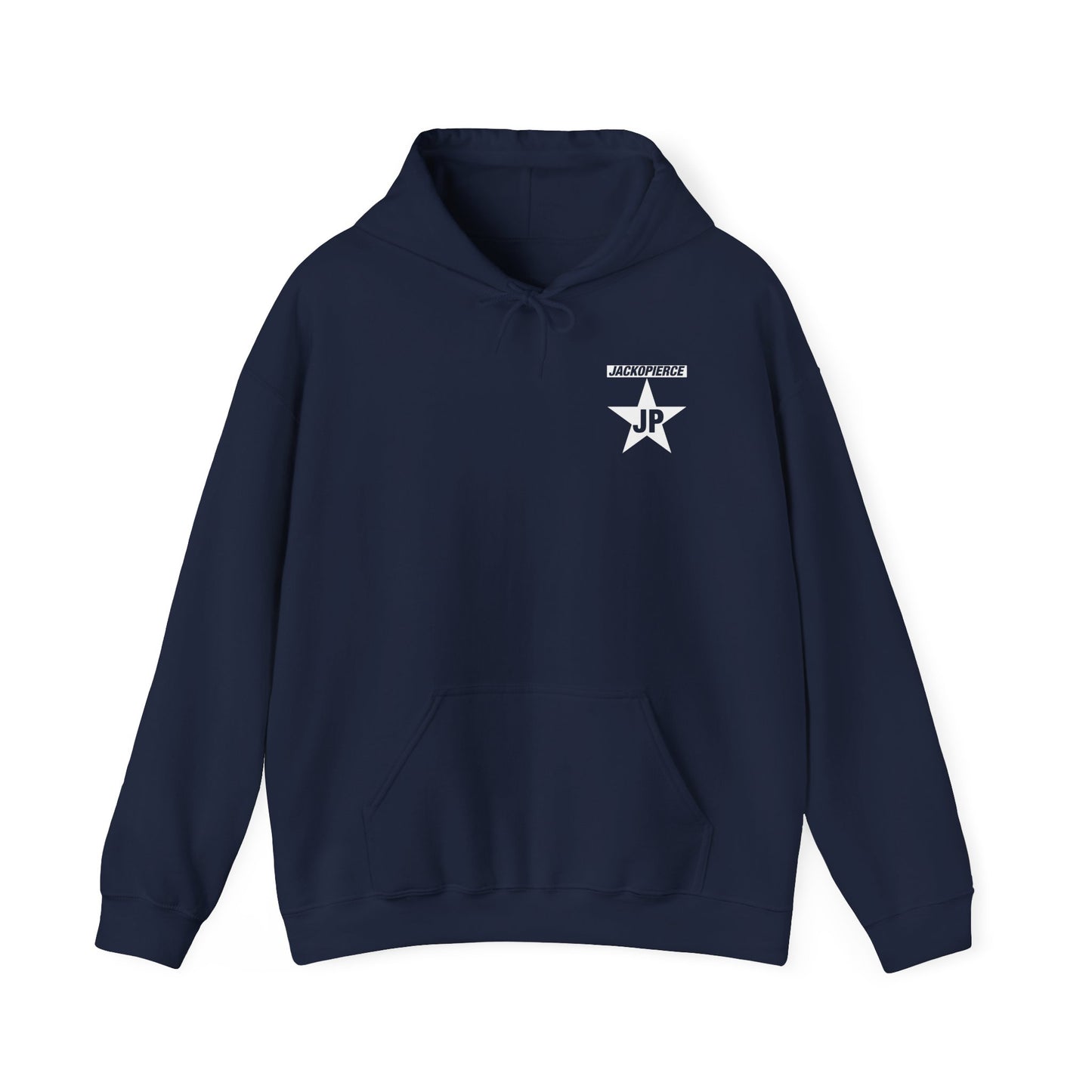 JP Original White Star Unisex Heavy Blend™ Hoodie in 7 Colors/8 Sizes