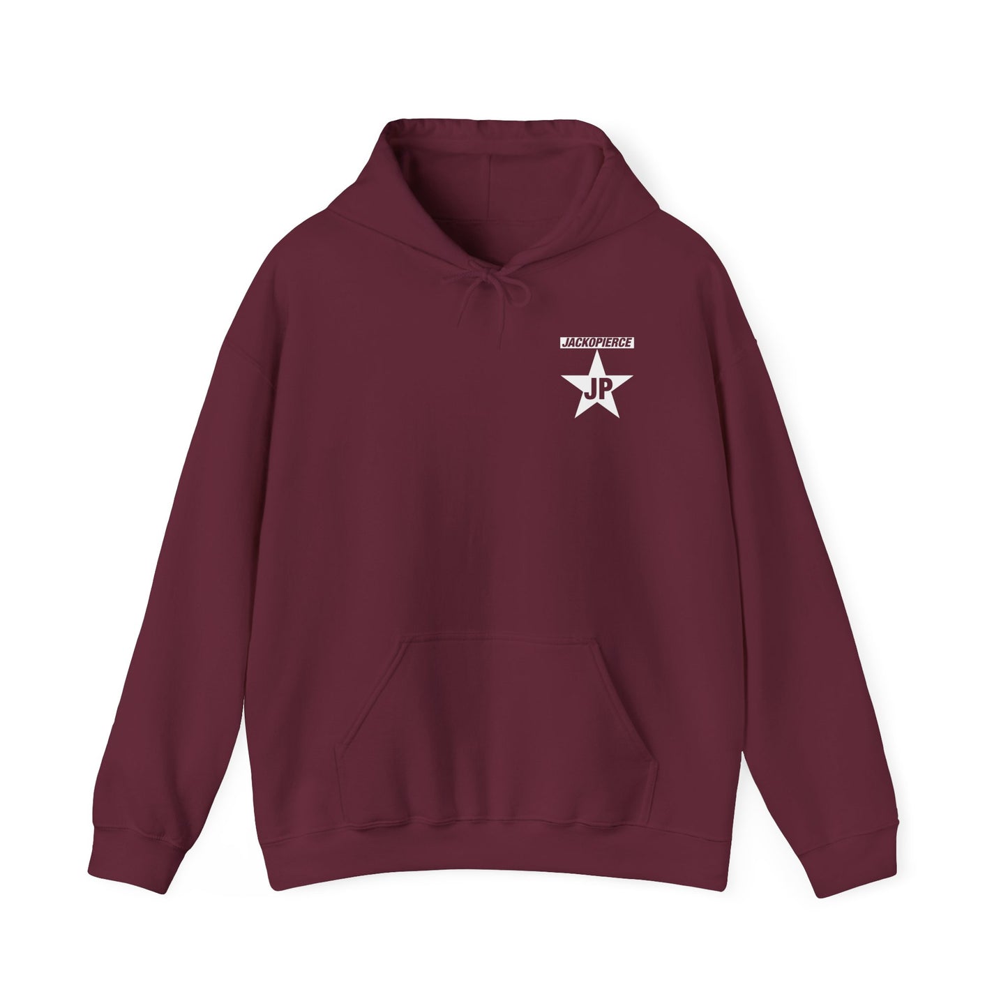 JP Original White Star Unisex Heavy Blend™ Hoodie in 7 Colors/8 Sizes