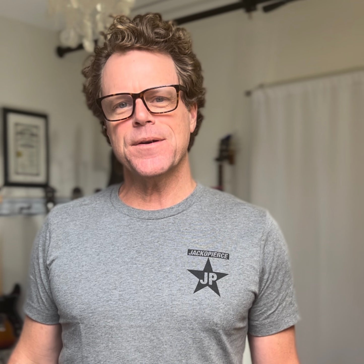 Jackopierce Original Black Star T-Shirt in 3 Colors/9 Sizes