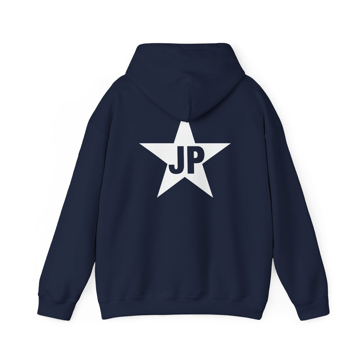 NEW JP Original White Star Unisex Heavy Blend™ Hoodie in 7 Colors/8 Sizes