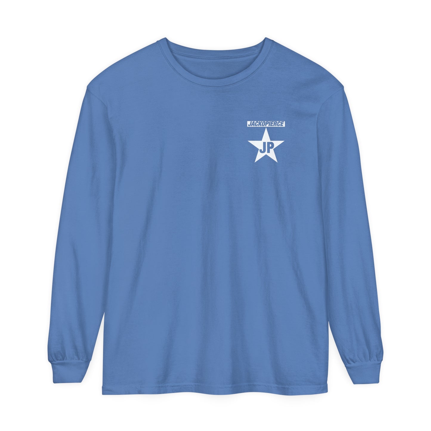 Jackopierce Original Star Long Sleeve Comfort Colors T-Shirt in 7 Great Colors/6 Sizes