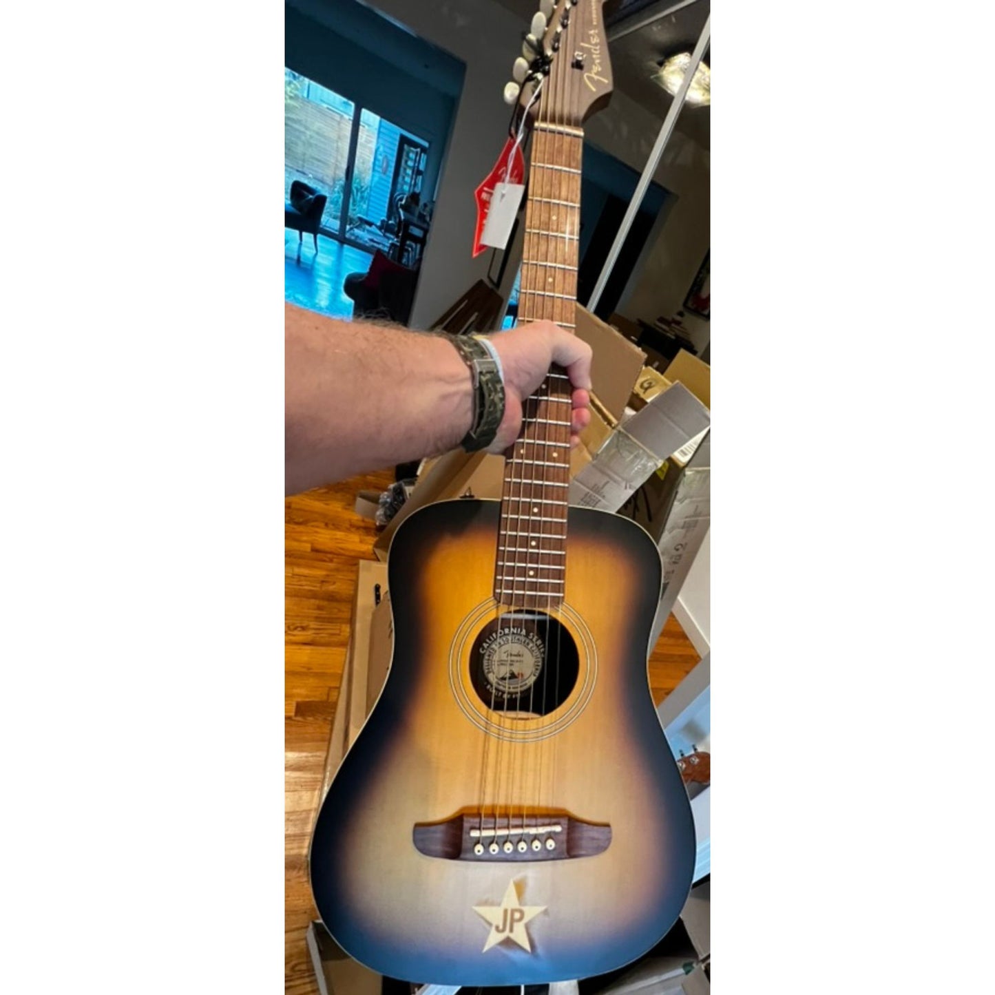 CUSTOM PREMIUM PERSONALIZED EXPERIENCE Custom JP Fender Baby Guitars in 3 Great Colors with Starter Kit Bundle* - LIMITED RUN