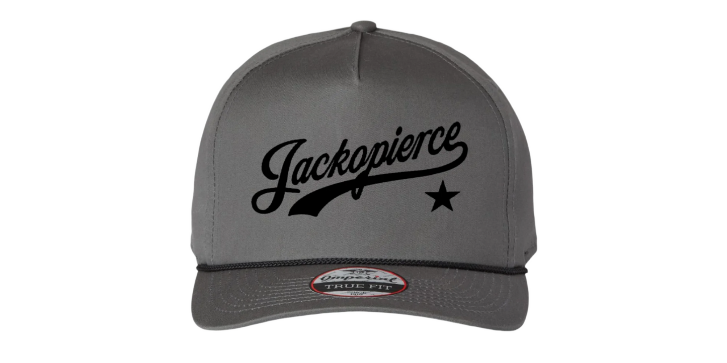 Jackopierce Imperial "Barnes" Embroidered Rope Hat in 3 Colors