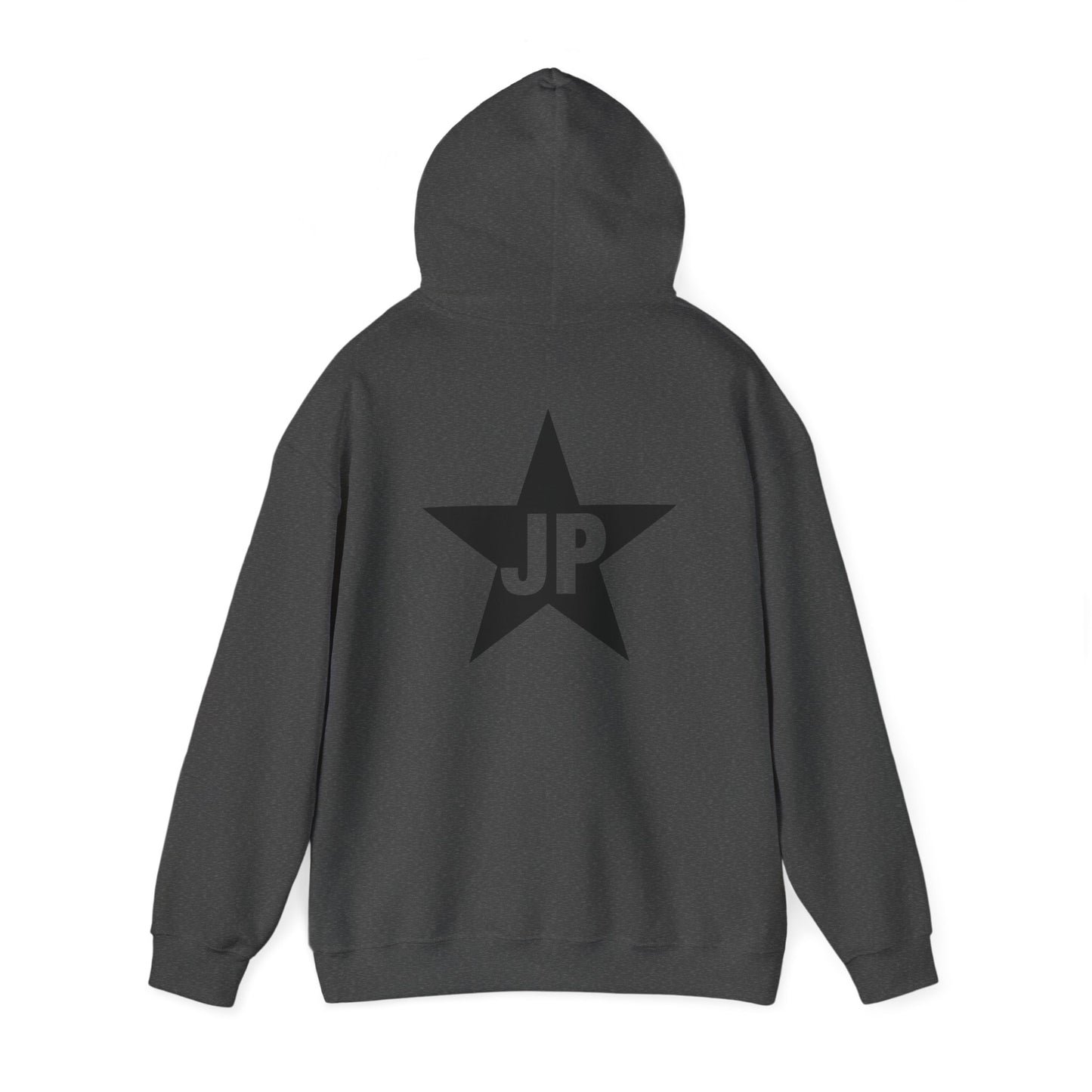 JP Original Black Star Unisex Heavy Blend™ Hoodie in 3 Colors/8 Sizes