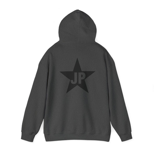 JP Original Black Star Unisex Heavy Blend™ Hoodie in 3 Colors/8 Sizes