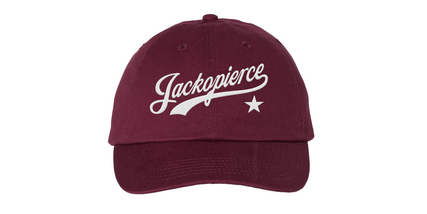 Jackopierce Dad Hat in 7 Great Colors (white stitching)