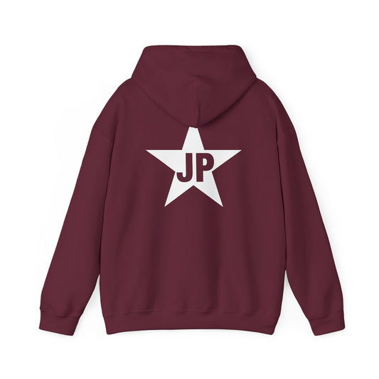 JP Original White Star Unisex Heavy Blend™ Hoodie in 7 Colors/8 Sizes