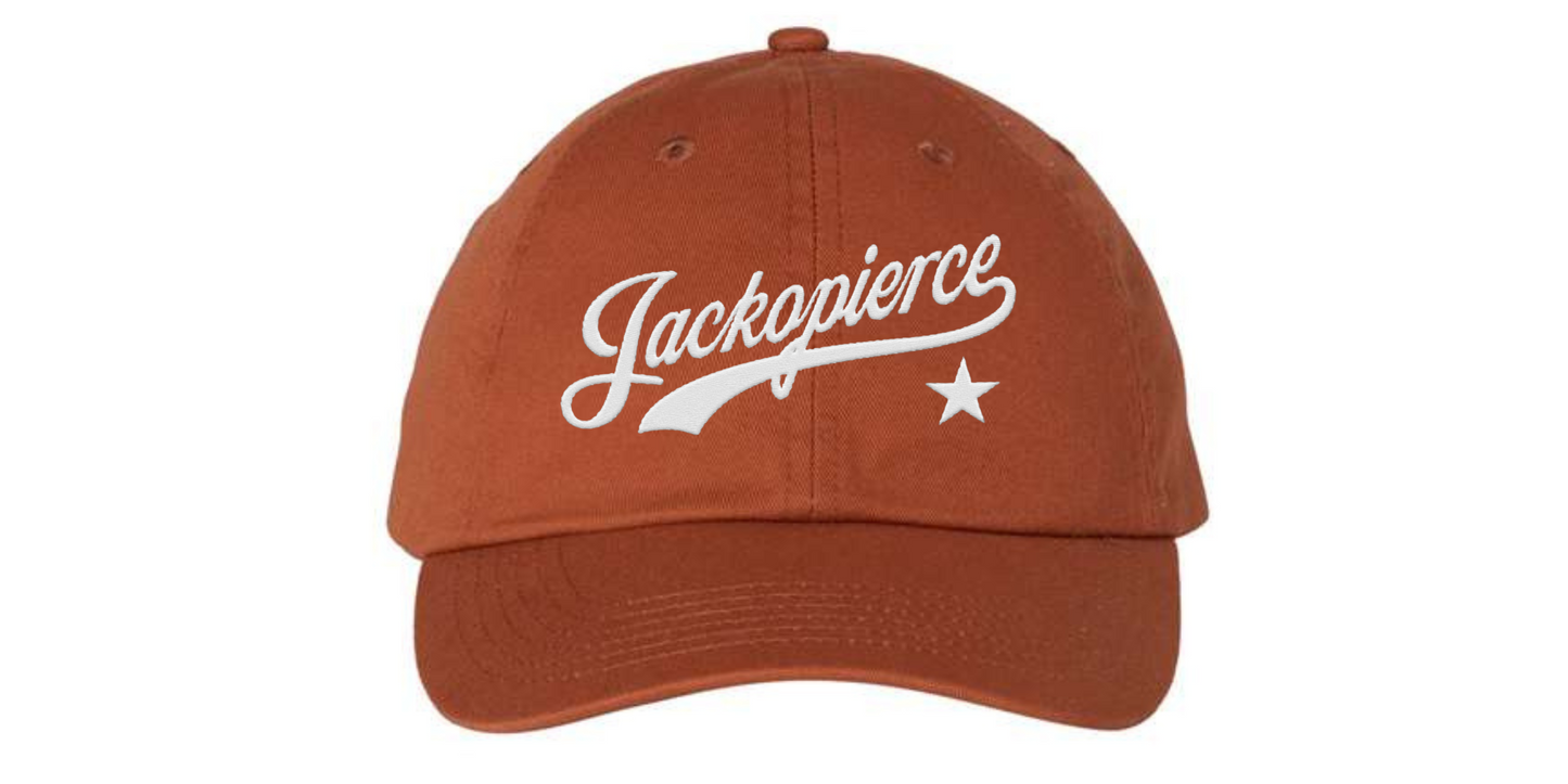 Jackopierce Dad Hat in 7 Great Colors (white stitching)