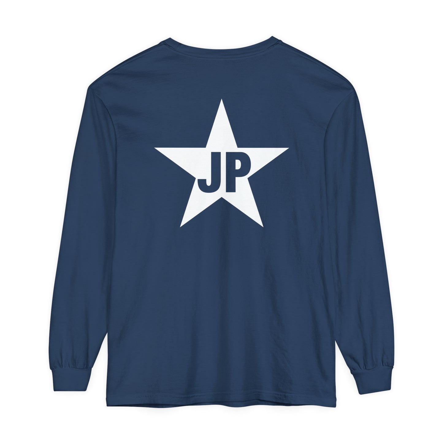 Jackopierce Original Star Long Sleeve Comfort Colors T-Shirt in 7 Great Colors/6 Sizes