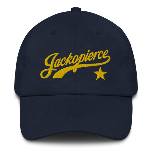 Jackopierce Dad Hat in 5 Great Colors (gold stitching)